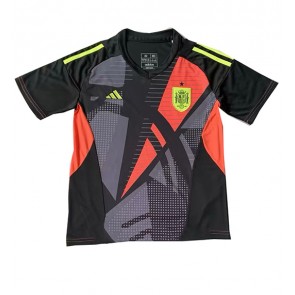 Španělsko Brankářské Venkovní Dres ME 2024 Krátký Rukáv